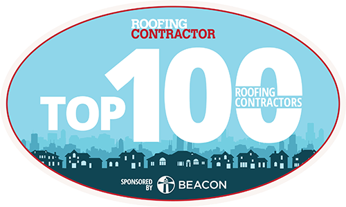 Badge: Top 100 Roofing Contractors