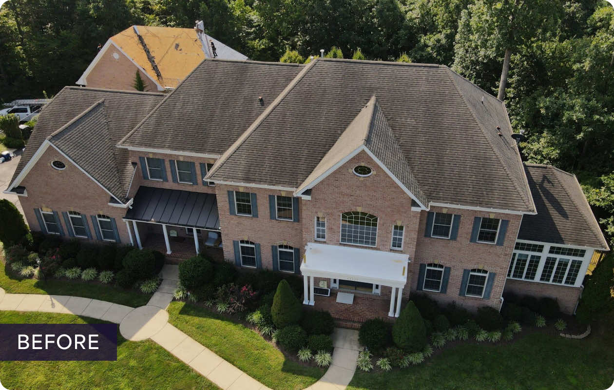 Solar Roof Installation - Before